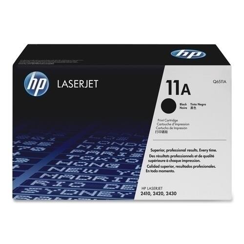 Front. HP - 11A Toner Cartridge - Black.
