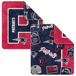 Logo Brands - 50- x 60- Dream Weave Throw Blanket - Navy