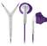 Front Standard. Yurbuds - Inspire Pro Women's Earbud Headphones - Purple.