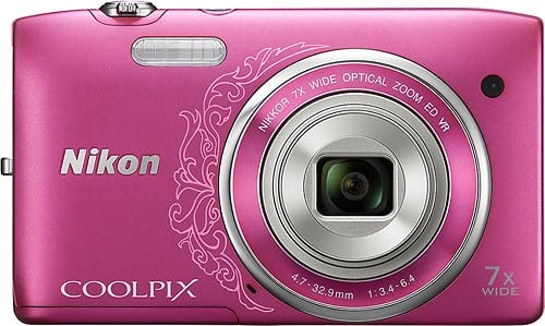 Best Buy: Nikon Coolpix S3500 20.1-Megapixel Digital Camera