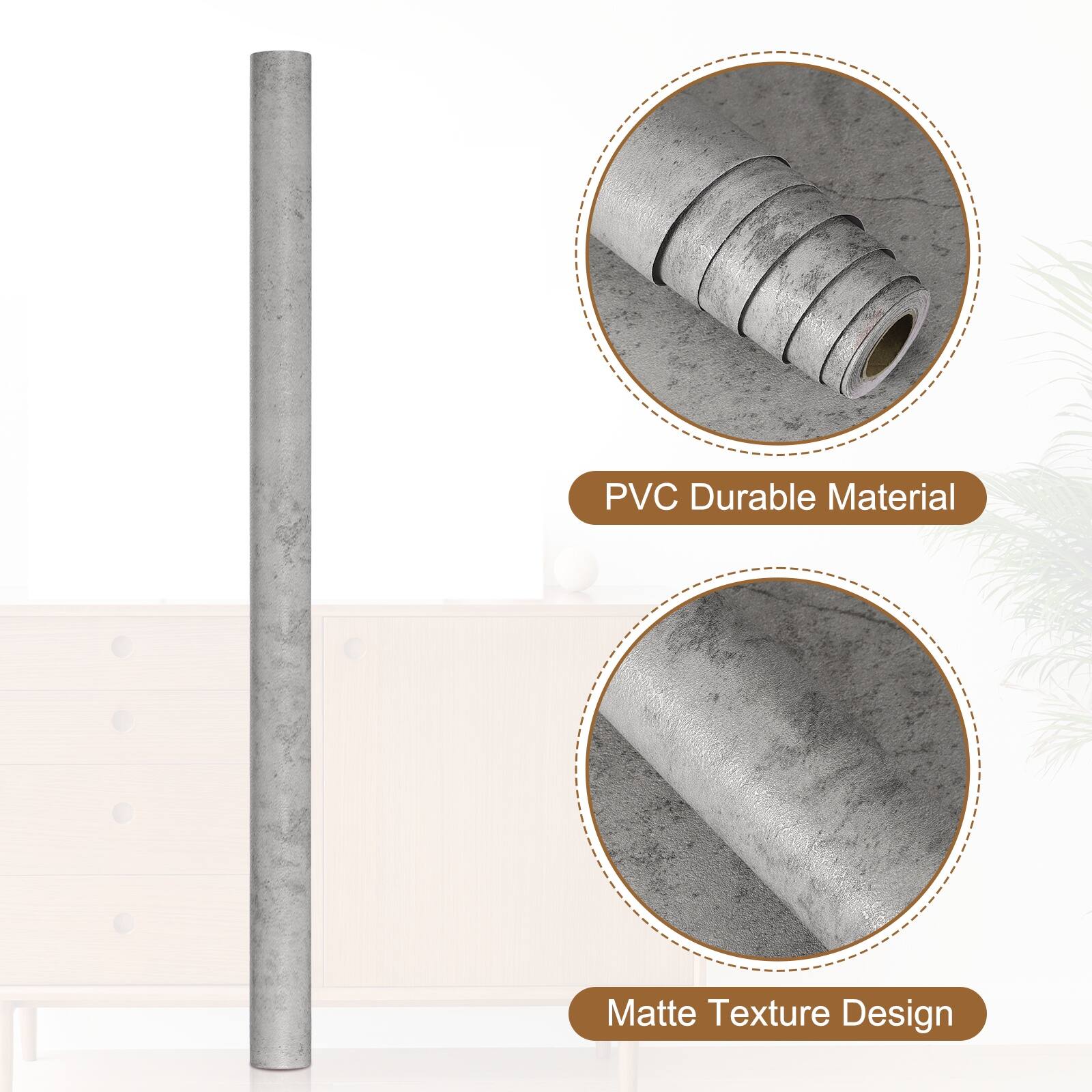 PVC Durable Material  
Matte Texture Design