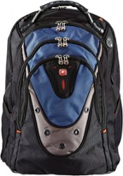 Wenger - Ibex Backpack for 17'' Laptop - Blue - Front_Zoom