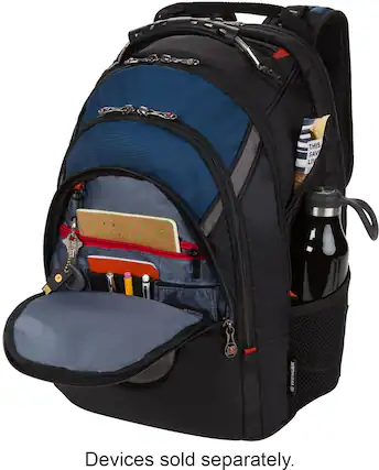 Alt View 11. SwissGear - Ibex Backpack for 17'' Laptop - Blue.