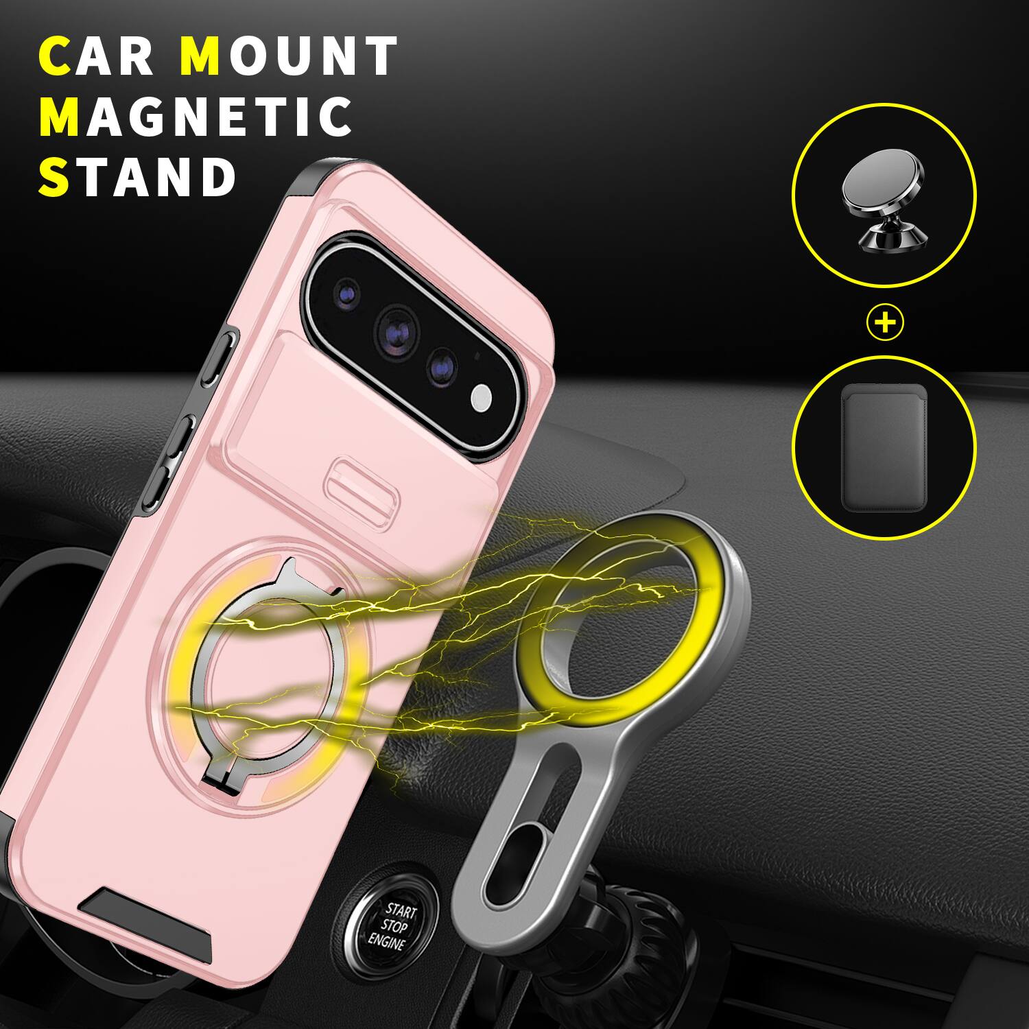 CAR MOUNT MAGNETIC STAND

START STOP ENGINE