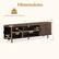 Dimensions
Weight Capacity of Tabletop: 165 lbs
71" (length)
16" (height)
15.5" (depth)
13" (height of shelf)
14.5" (width of shelf)
13.5" (height of lower shelf)
7.5" (height of lower shelf)
15" (height of legs)
23.5" (width of lower shelf)
14" (depth of lower shelf)
21.5" (overall height)