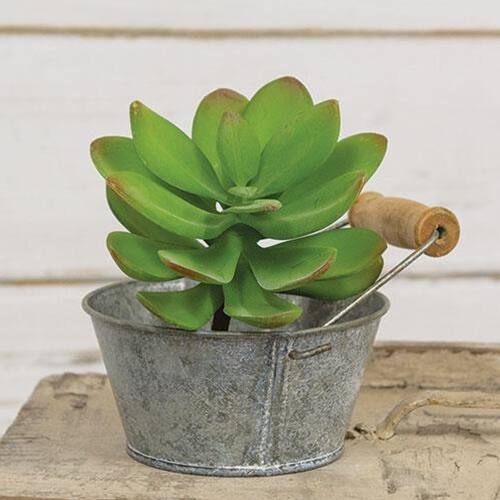 Angle. BreeBe - Torch Succulent Pick - Green.