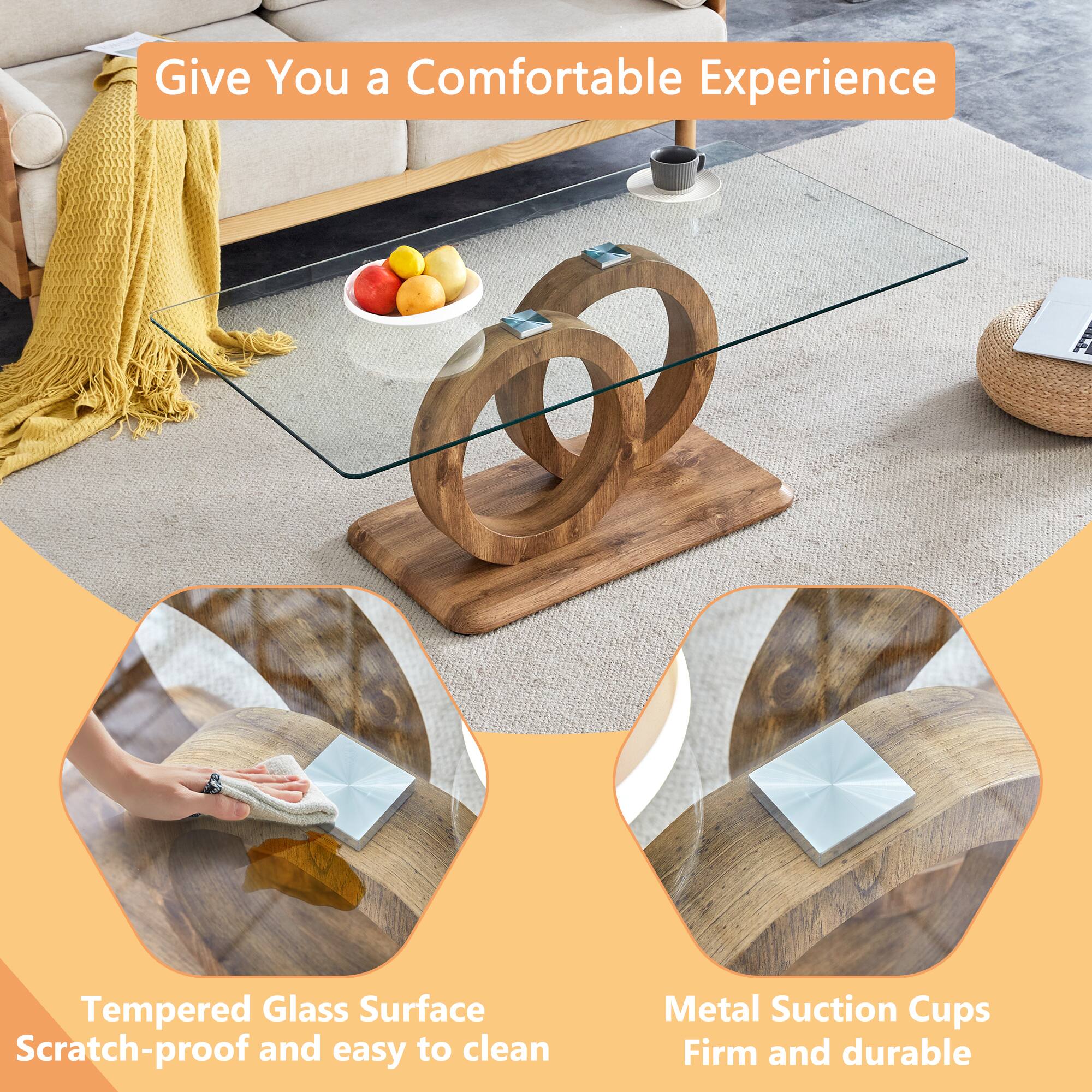 Give You a Comfortable Experience

Tempered Glass Surface
Scratch-proof and easy to clean

Metal Suction Cups
Firm and durable