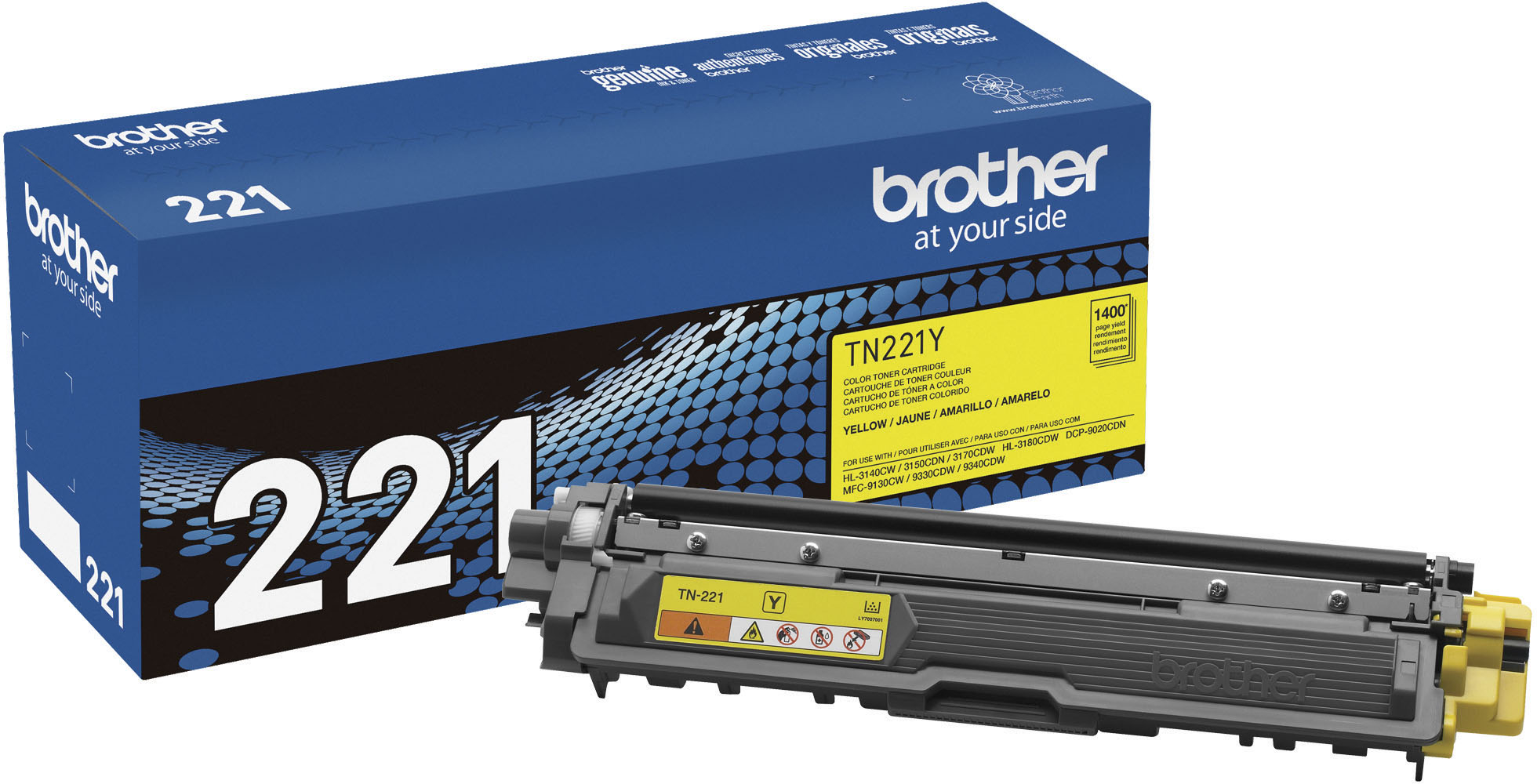 Brother TN221Y Standard-Yield Toner Cartridge Yellow TN-221Y - Best Buy