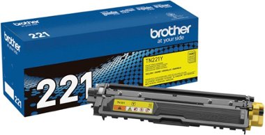 Brother - TN221Y Standard-Yield Toner Cartridge - Yellow - Front_Zoom