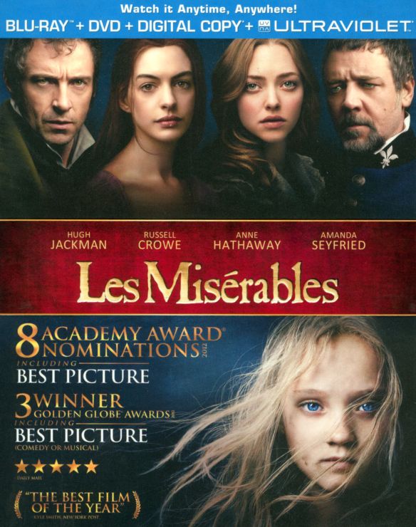  Les Miserables [2 Discs] [Includes Digital Copy] [Blu-ray/DVD] [2012]