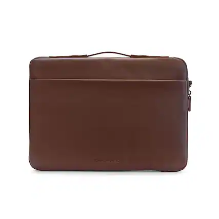 Front. SANDMARC - Leather Edition - MacBook Pro/Air Case (Bag) 14"/13" - Brown.