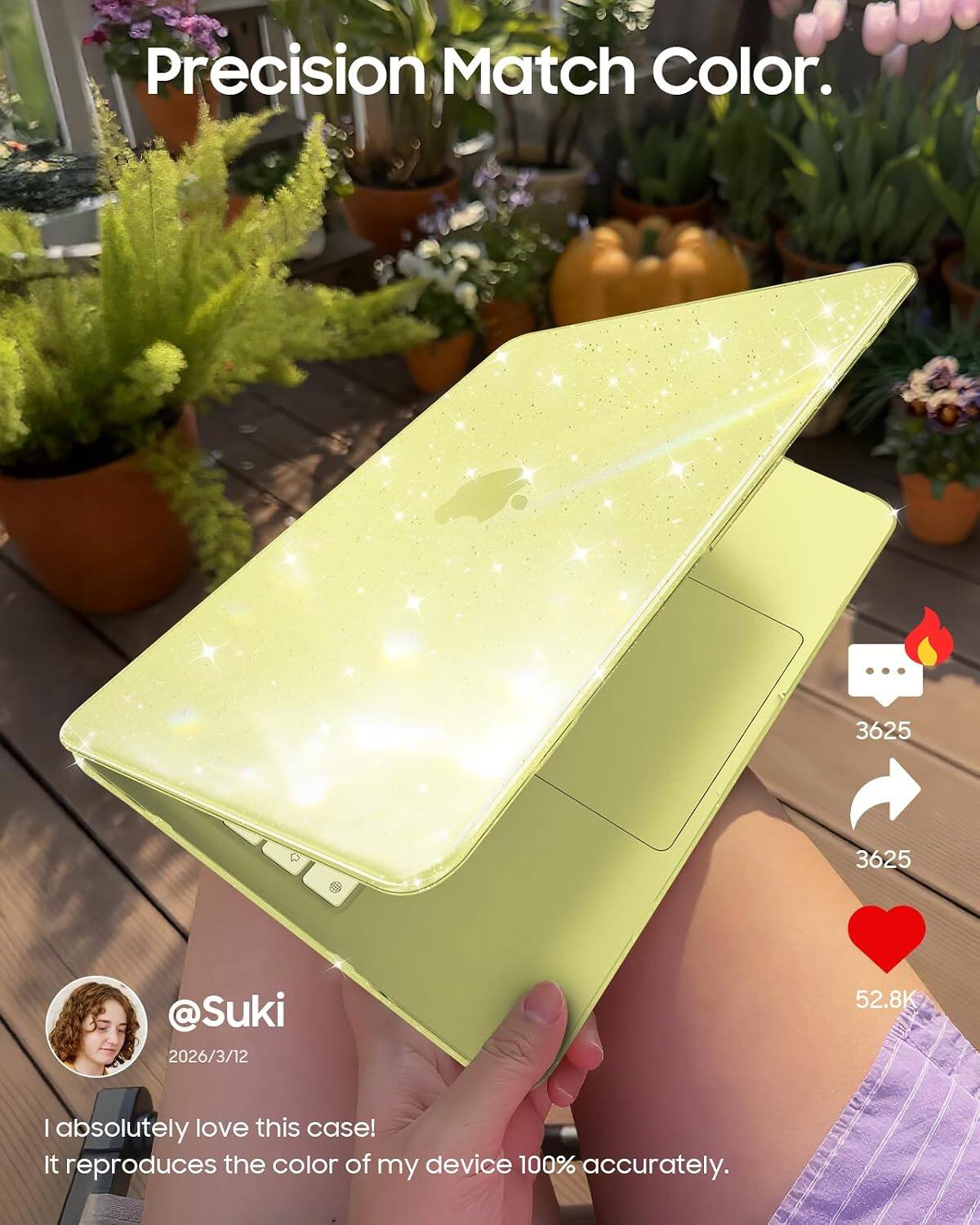 Precision Match Color.  
3625 3625 @Suki 2026/3/12 52.8K  
I absolutely love this case! It reproduces the color of my device 100% accurately.