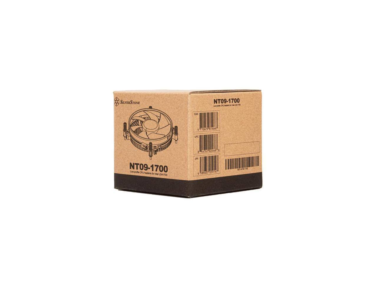 SILVERSTONE NT09-1700  
EAN 4 1106 2079-81406  
UPC 4707 246 - NT09-1700  
Lingfle CPU nora by HM LGATT90  
JAN 589037-259147  
58vS