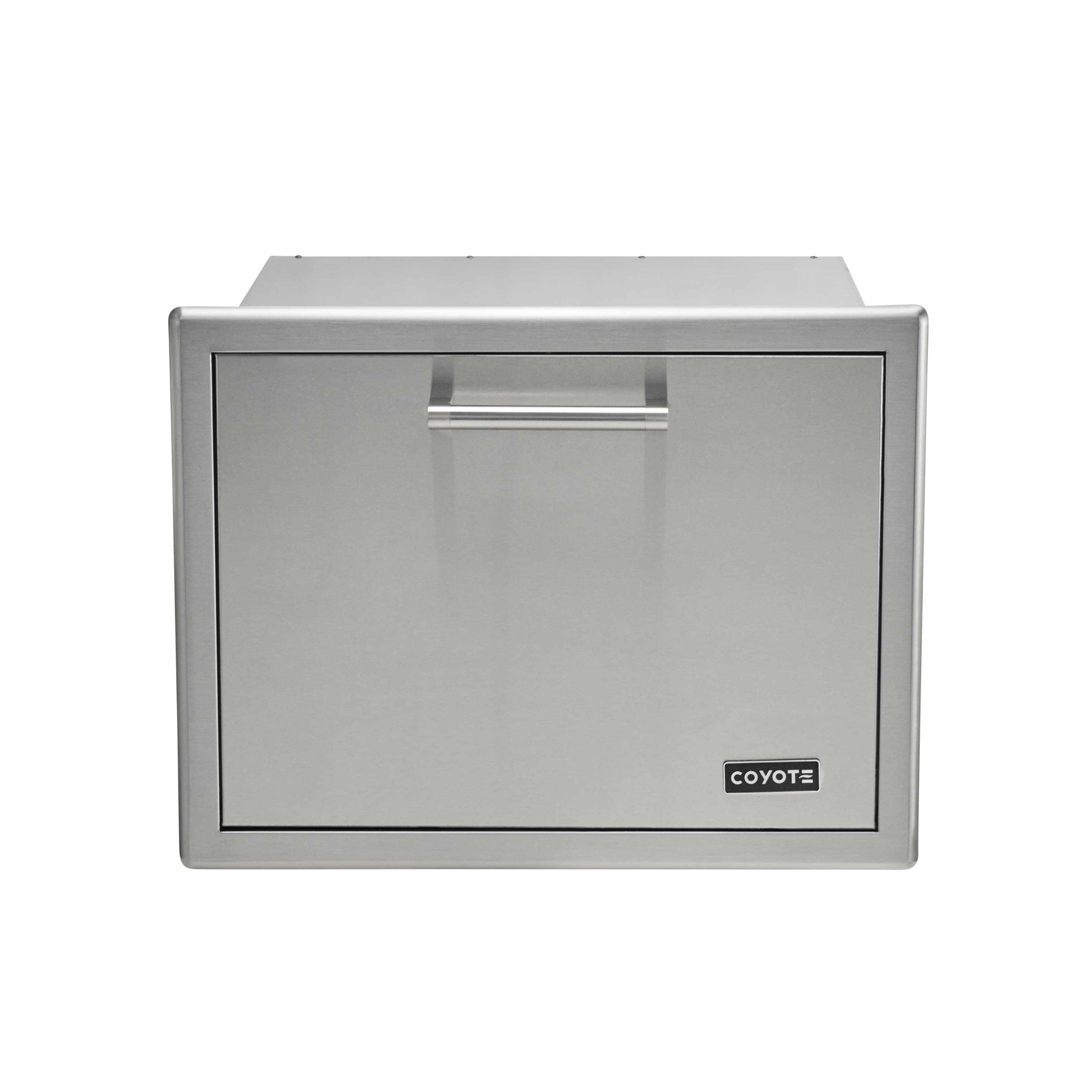 Coyote Outdoor Living - 26" Pull Out Ice Chest - Stainless Steel - Front_Zoom