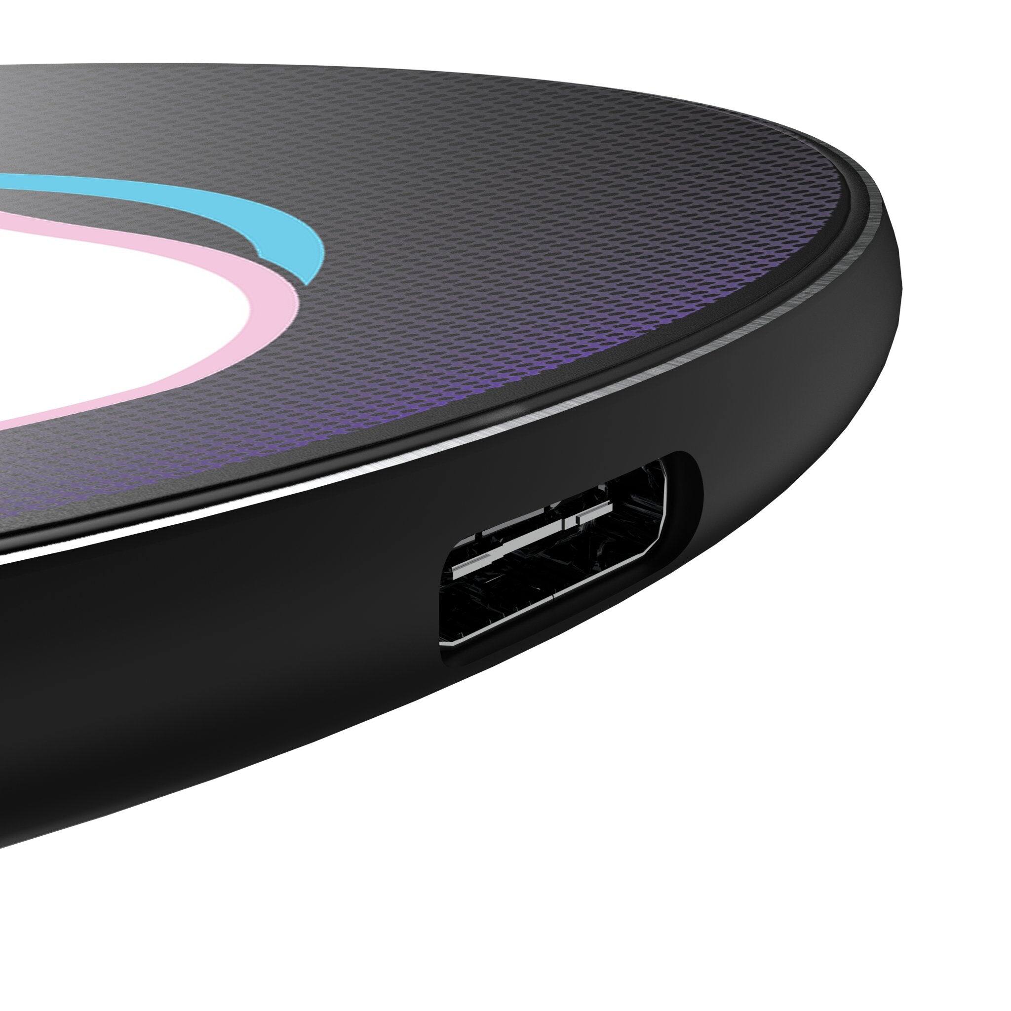 Left. Keyscaper - Marvel Grid 15-Watt Wireless Charger - Spider-Gwen.