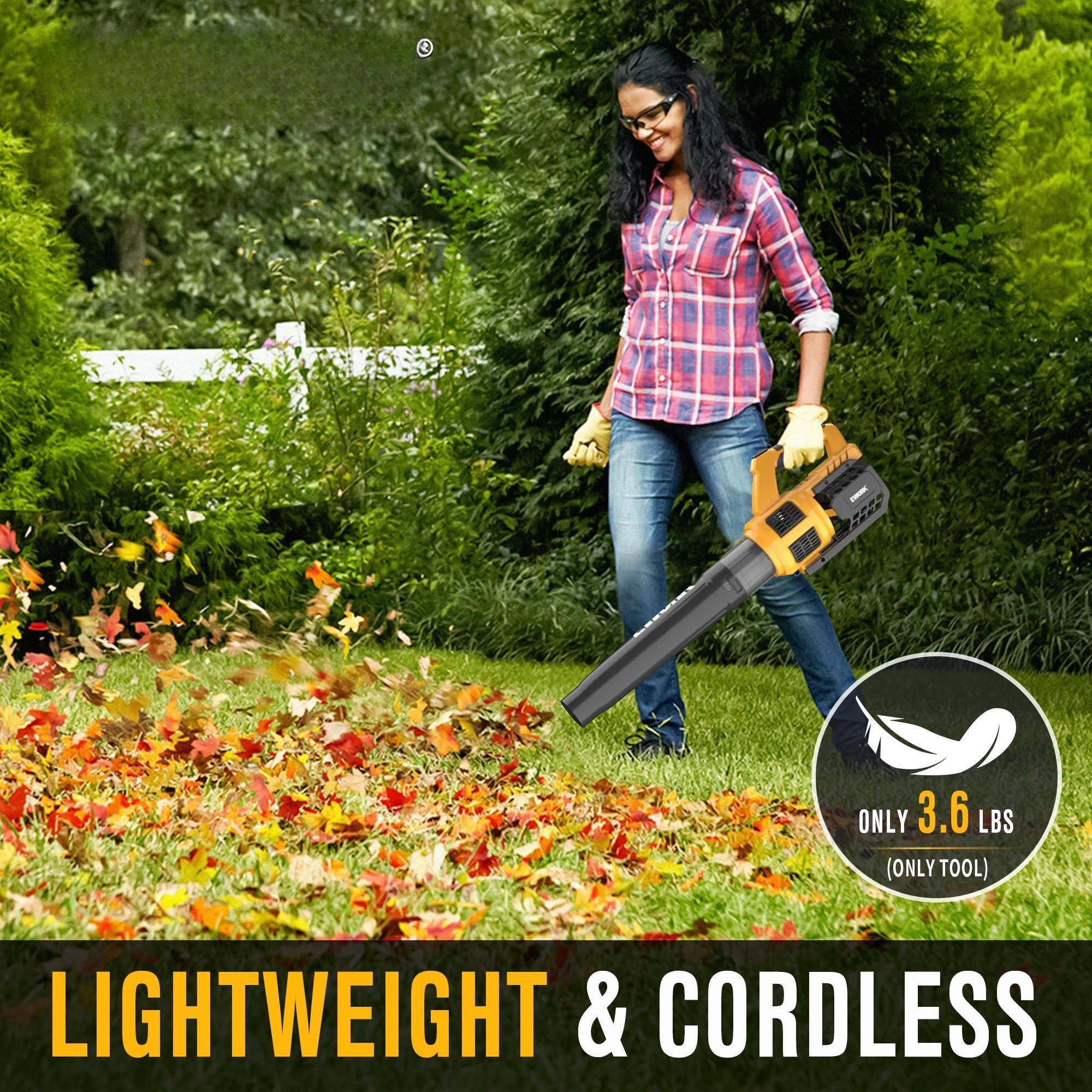LIGHTWEIGHT & CORDLESS

ONLY 3.6 LBS (ONLY TOOL)