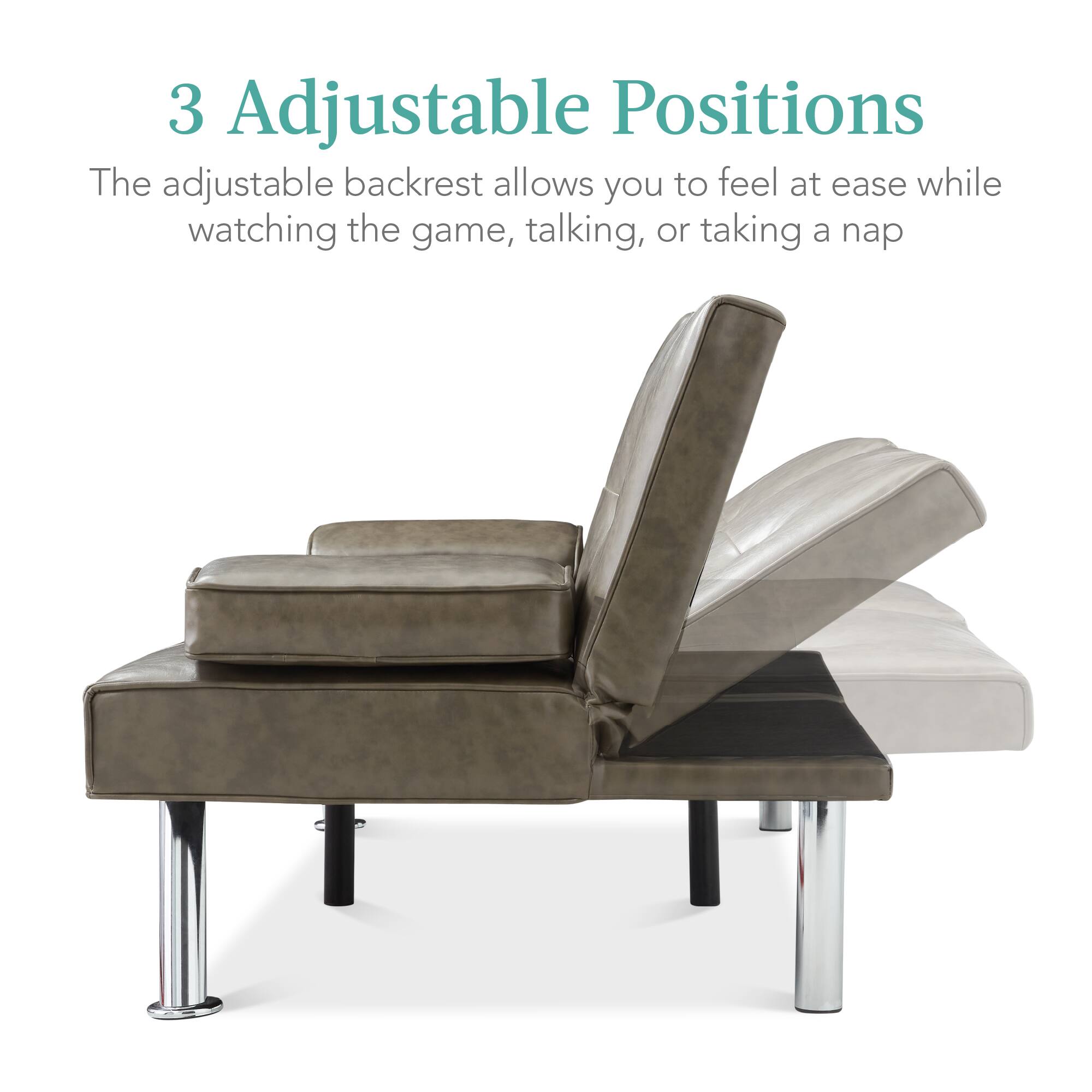 3 Adjustable Positions

The adjustable backrest allows you to feel at ease while watching the game, talking, or taking a nap