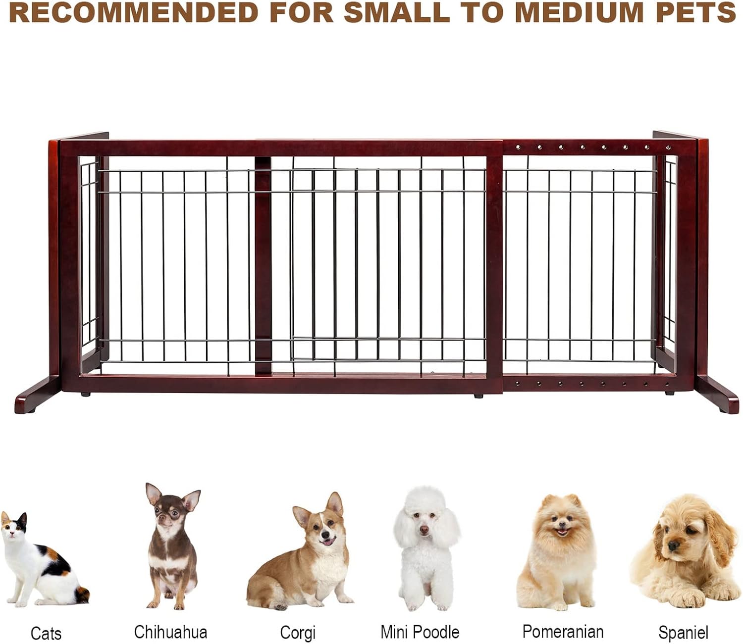 RECOMMENDED FOR SMALL TO MEDIUM PETS

Cats  
Chihuahua  
Corgi  
Mini Poodle  
Pomeranian  
Spaniel