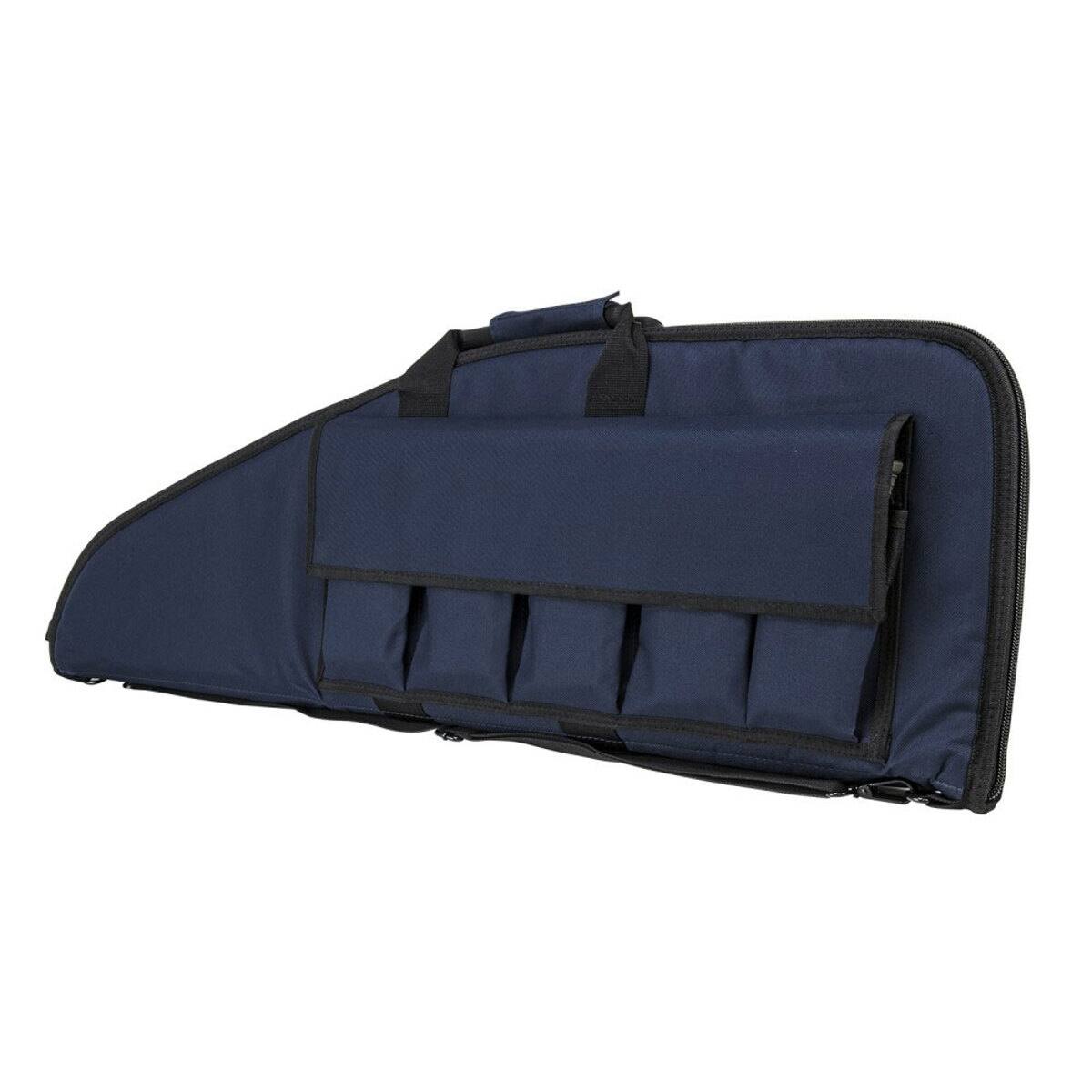 Front. NcSTAR - NcSTAR Vism Soft Padded Rifle Case, 36"L x 13"H, Blue with Black Trim - Blue/Black.