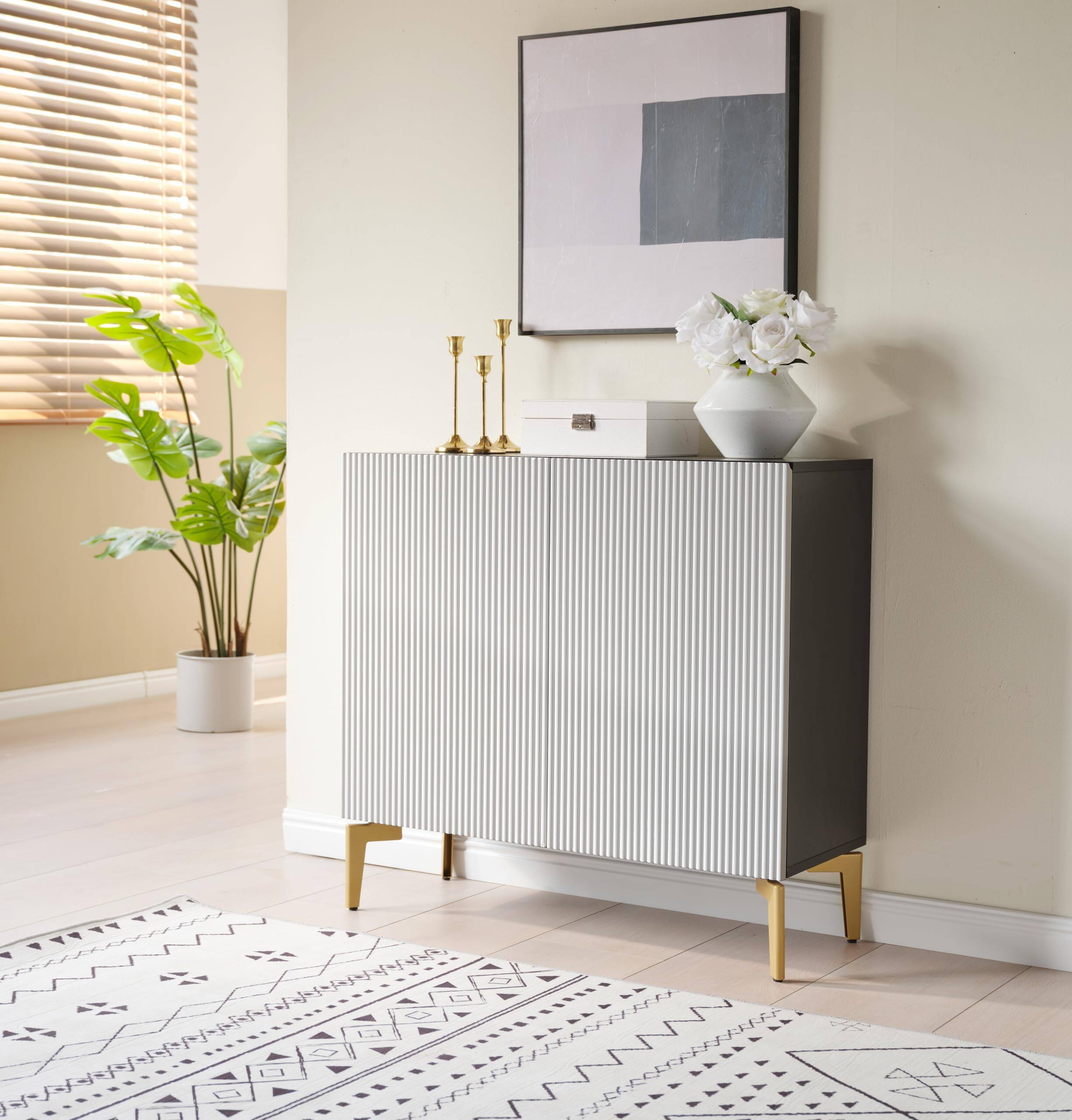 Alt View 1. Kings Brand Furniture - Kings Brand Furniture George Console Table for Entryway, Wood Sofa Table - Black.