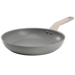Oster - Ambrose 12 Inch Nonstick Aluminum Frying Pan in Matte Grey - Gray