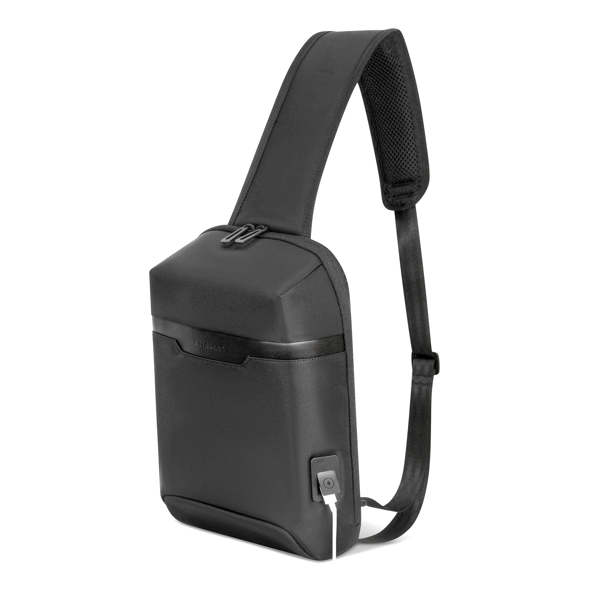 Left. Champs - Onyx Collection - Sling Bag - Black.