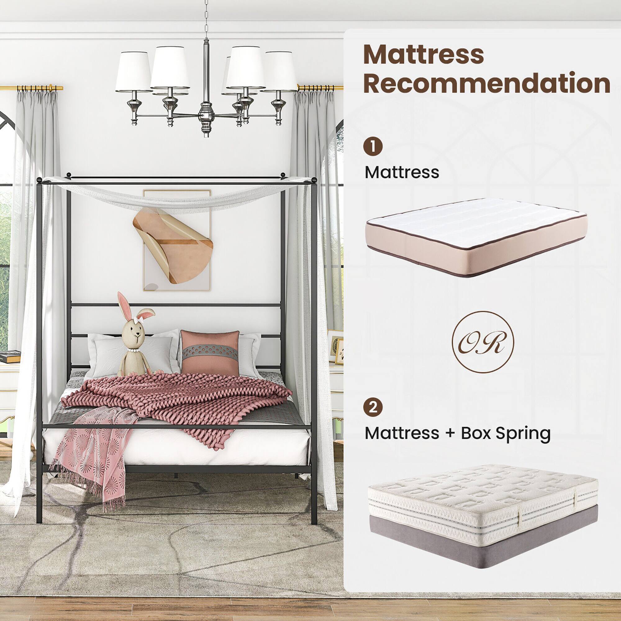 Mattress Recommendation

1. Mattress

2. Mattress + Box Spring