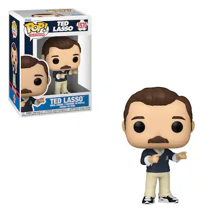 Funko POP! TED LASSO TELEVISION TED LASSO. VINYLE FIGURINE EN FIGURE / FIGURA DE VINIL FIGURA 1570 ASPIRA ADVERIENCIA ENCIR: PELIGRO - & - - - OR SUIGZE - -. A ATTEN - . - I 300 . A WARNING 1 - -