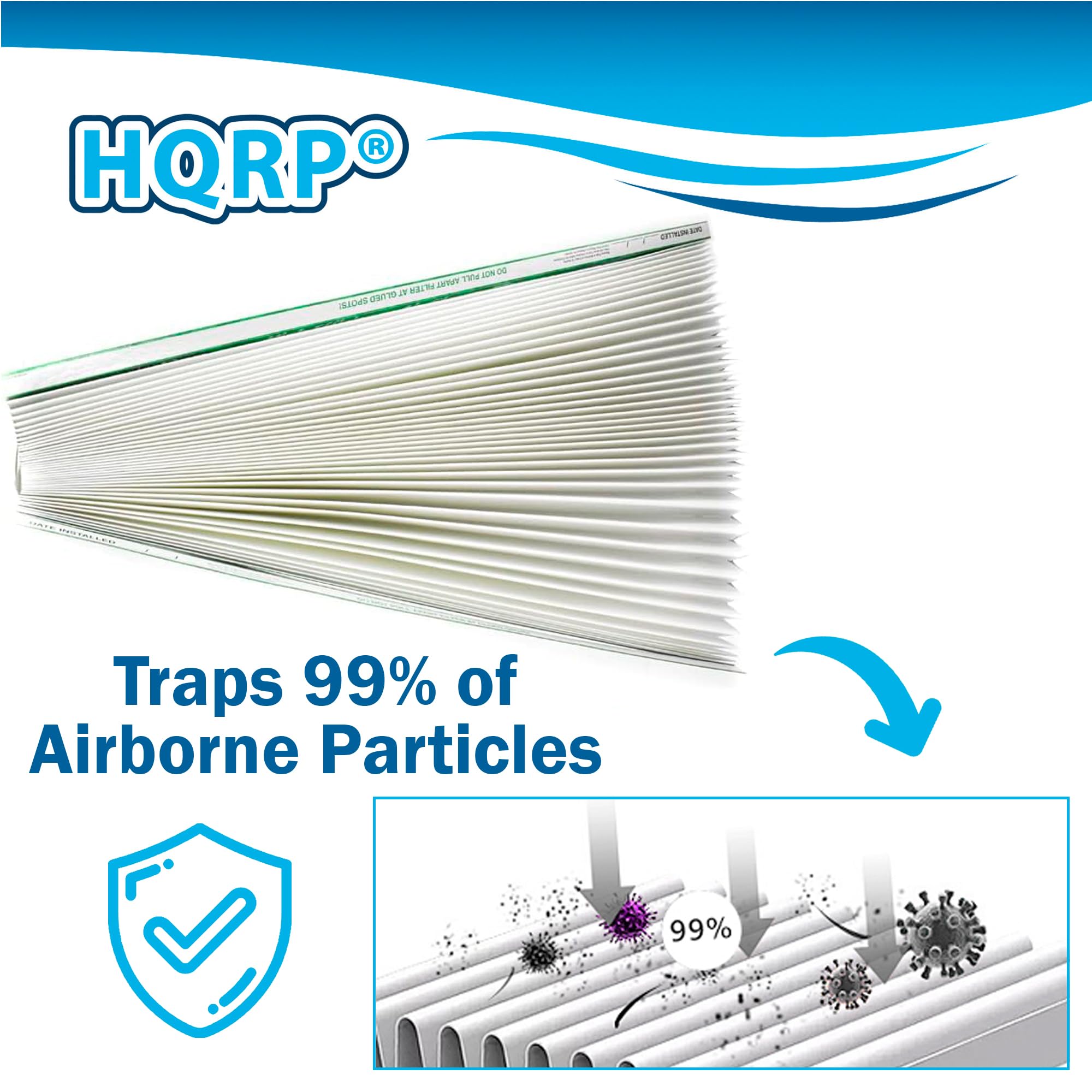 HQRP®

Traps 99% of Airborne Particles