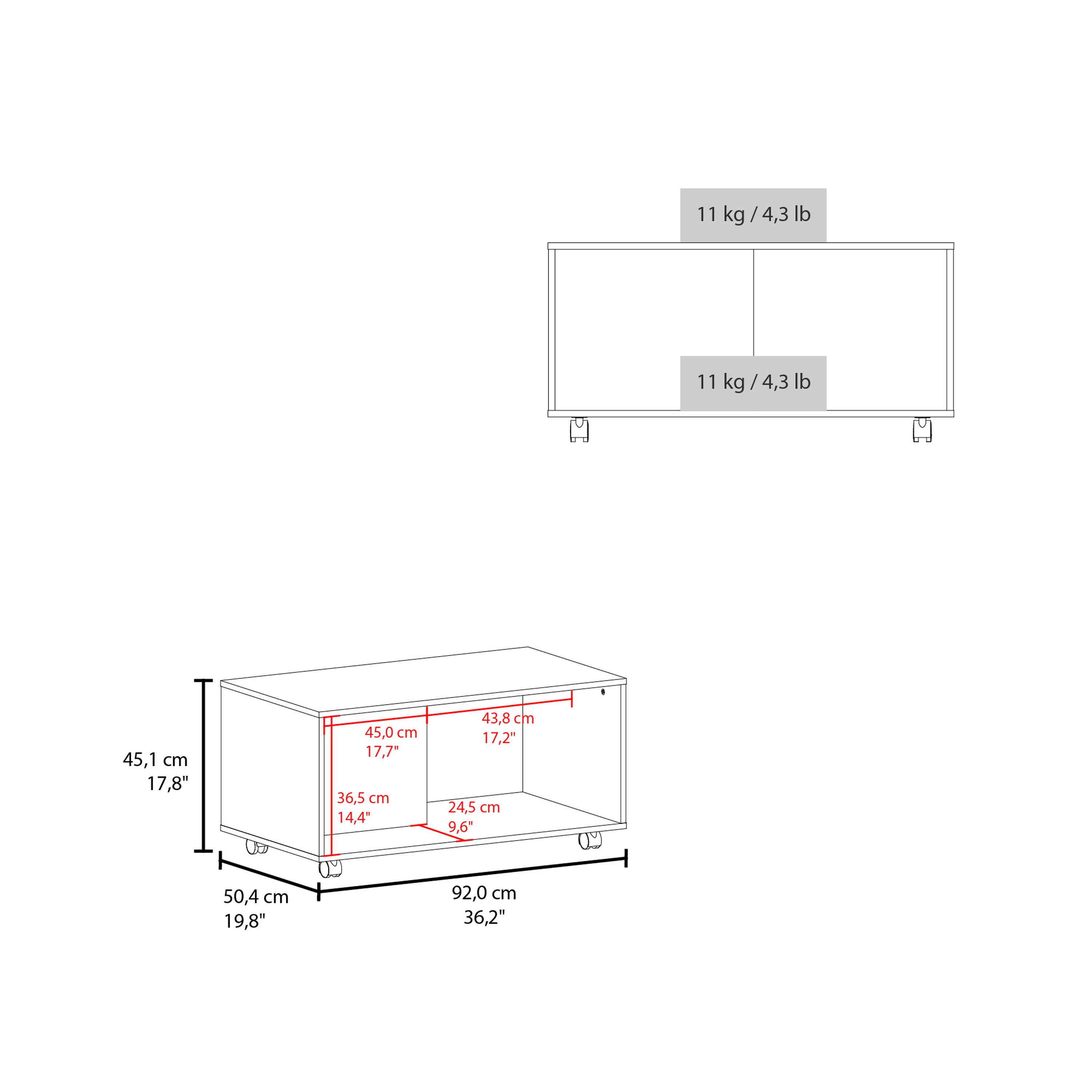 11 kg / 4,3 lb  
11 kg / 4,3 lb  

45,1 cm / 17,8"  
45,0 cm / 17,7"  
36,5 cm / 14,4"  
43,8 cm / 17,2"  
24,5 cm / 9,6"  
50,4 cm / 19,8"  
92,0 cm / 36,2"