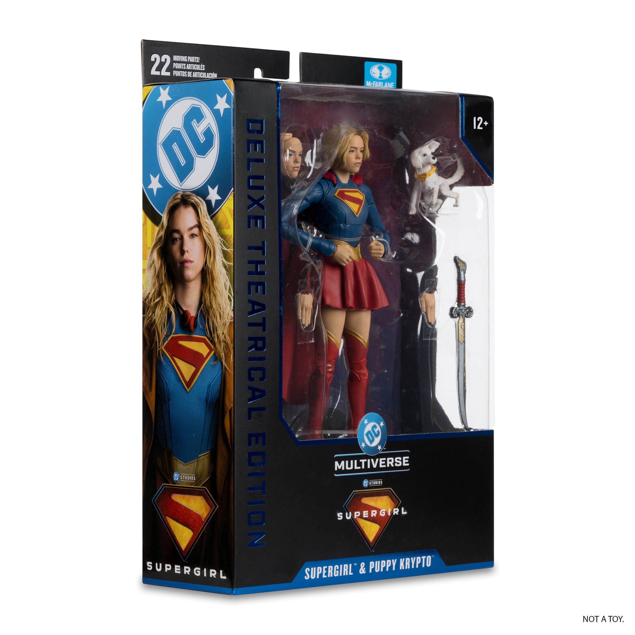 DELUXE THEATRICAL EDITION  
SUPERGIRL & PUPPY KRYPTO  
MULTIVERSE  
DC  
22 MOVING PARTS  
12+  
NOT A TOY.