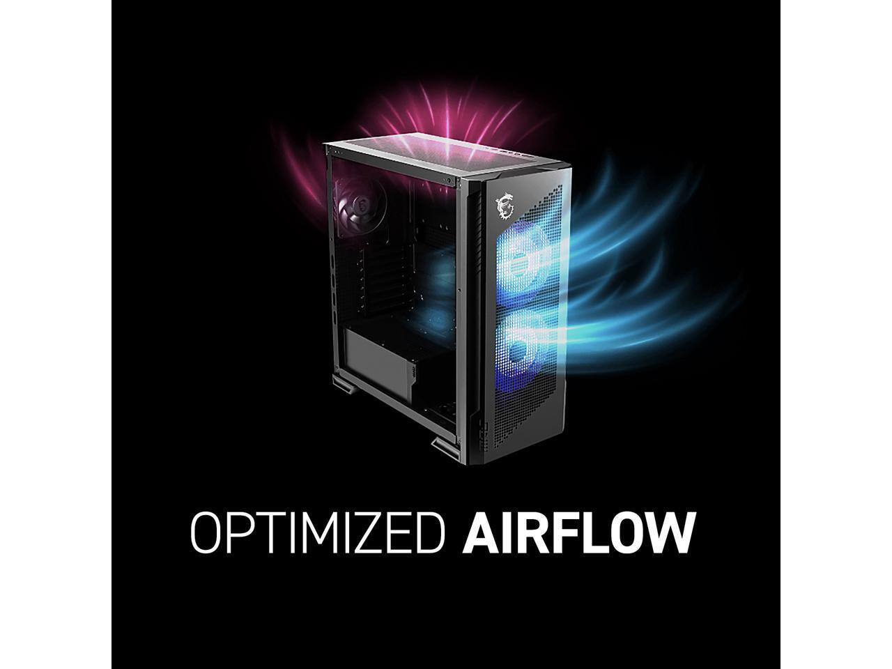 MSI MPG Velox 300R Airflow PZ / White Mid tower White 6 x Bay 2 x