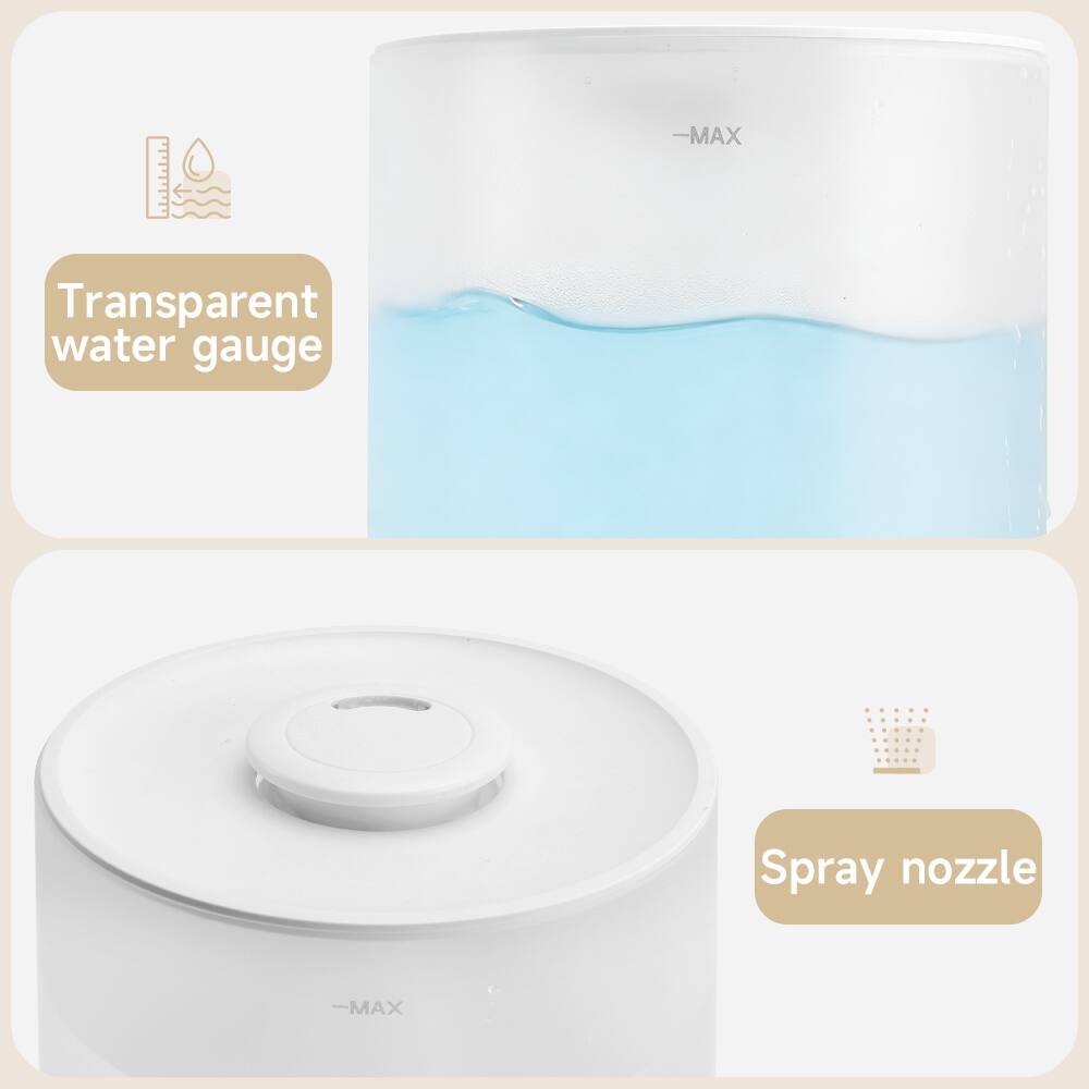 - Transparent water gauge
- Spray nozzle
- MAX