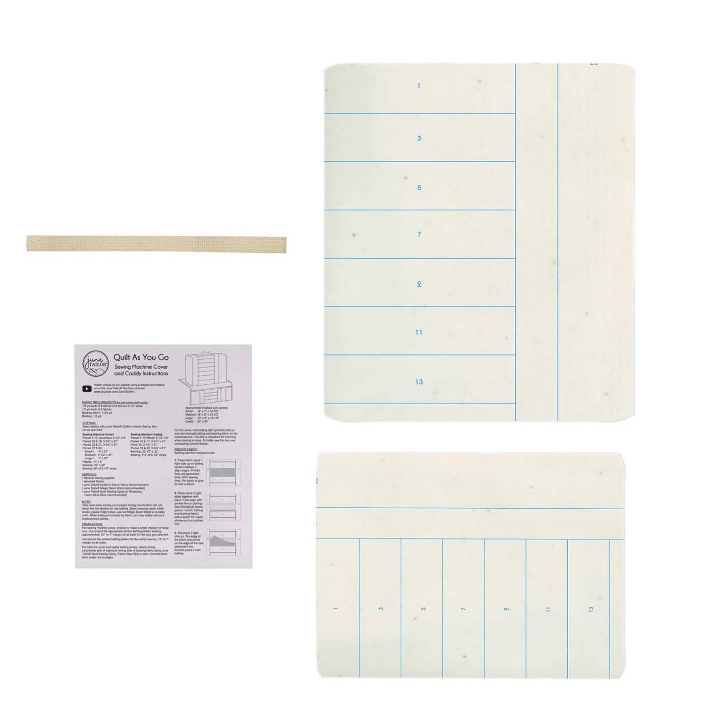 Quilt As You Go, Joe Aton, Sewing Machine Cover and Cooling Vest Machine, 13