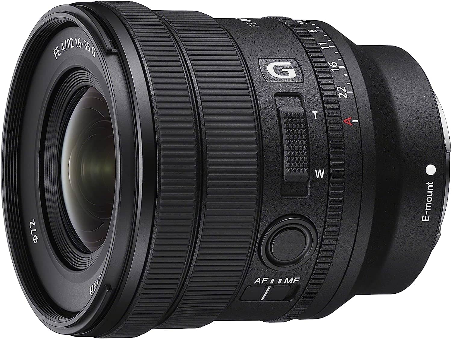 Sony - FE PZ 16-35mm F4 G Full-Frame Constant-Aperture Wide-Angle Power Zoom G Lens (International Version) - Black