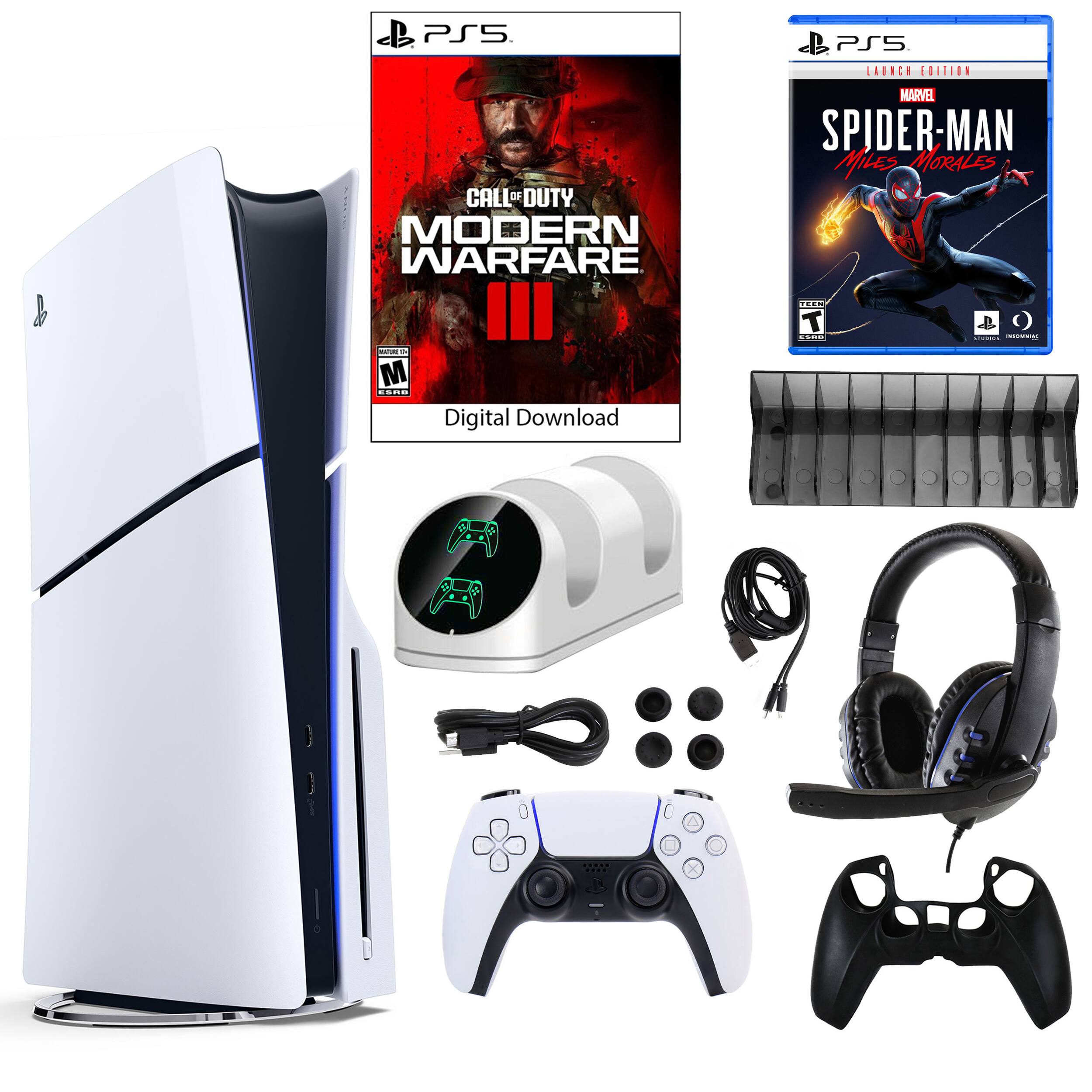 PS5 PSS LABRCH EOLTAOR CALL OF DUTY MODERN WARFARE MARVEL SPIDER-MAN Miles Morales Digital Download