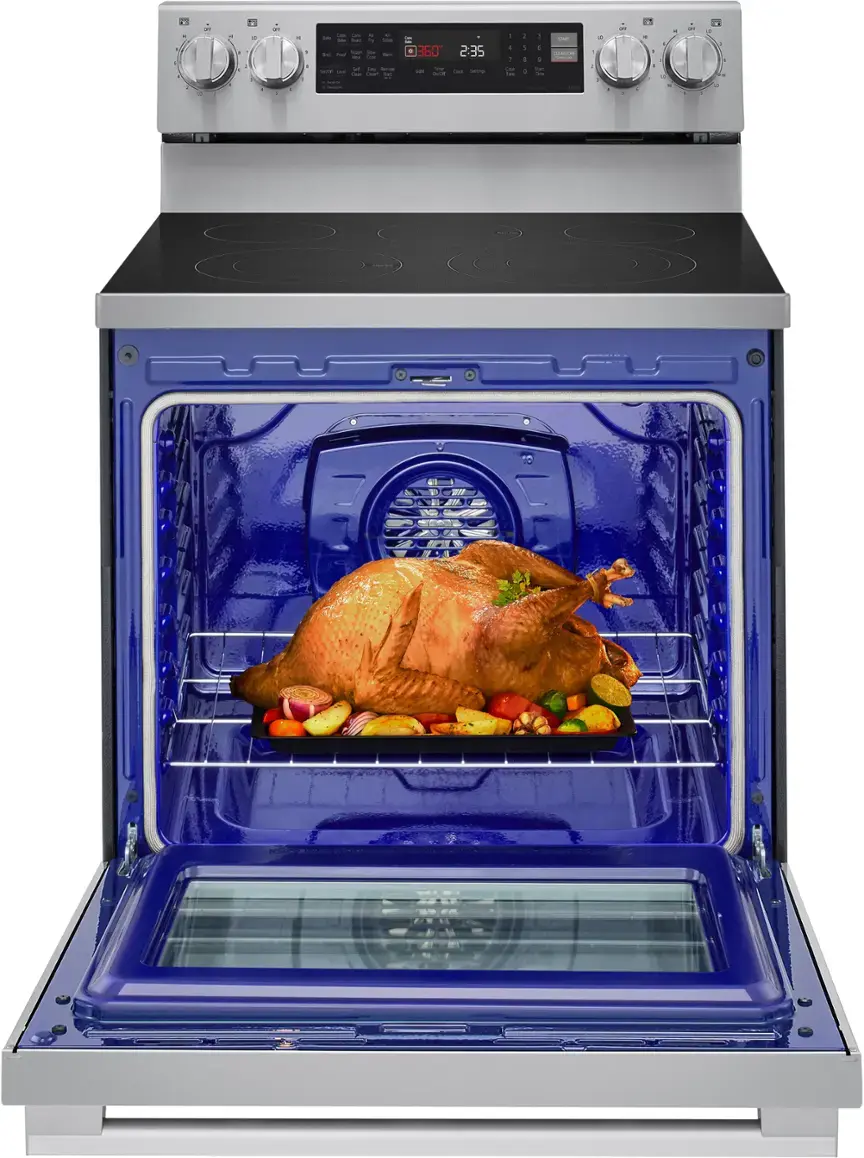 The oven is set to 360 degrees for 2:35 hours.