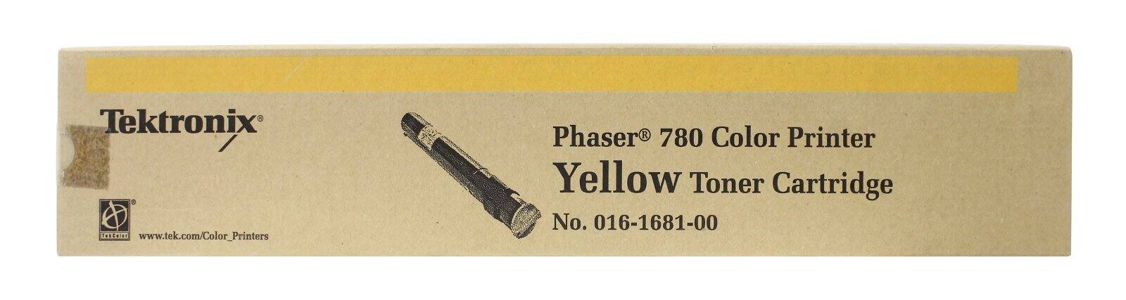 Tektronix  
www.tek.com/Color_Printers  

Phaser® 780 Color Printer  
Yellow Toner Cartridge  
No. 016-1681-00