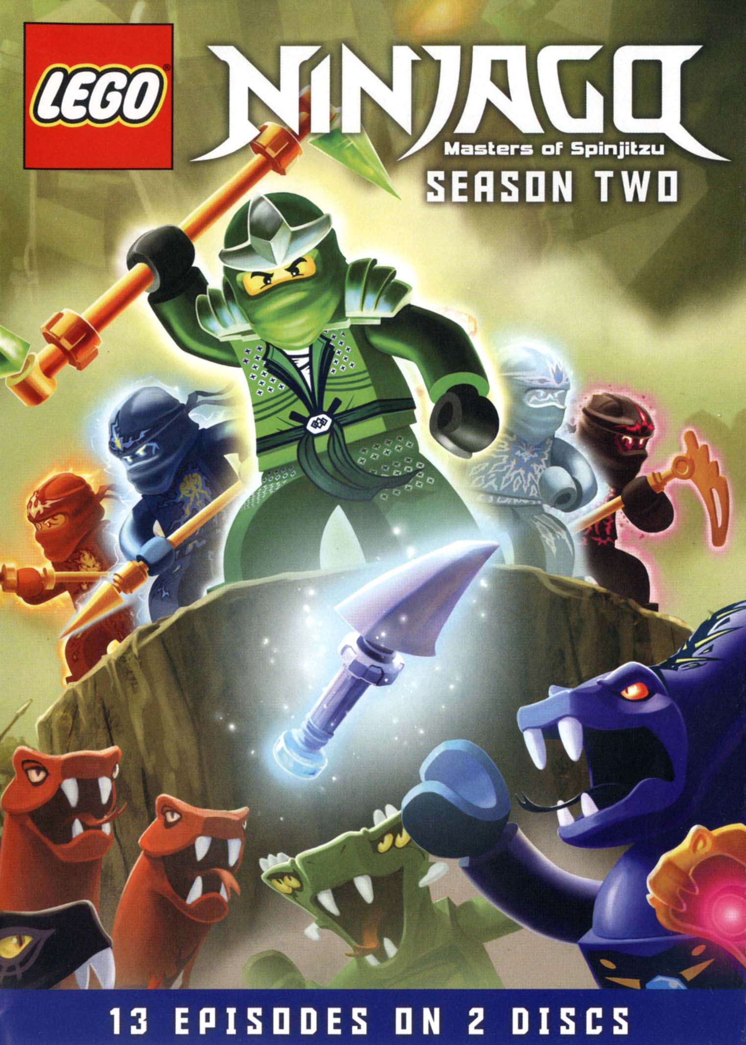 underordnet Brokke sig Slid LEGO Ninjago: Masters of Spinjitzu Season Two [2 Discs] - Best Buy