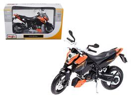 KTM 690 Duke 1/12 Diecast Motorcycle Model by Maisto - Orange and Black