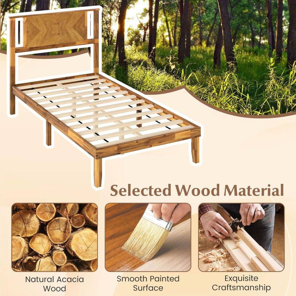 Selected Wood Material  
Natural Acacia Wood  
Smooth Painted Surface  
Exquisite Craftsmanship