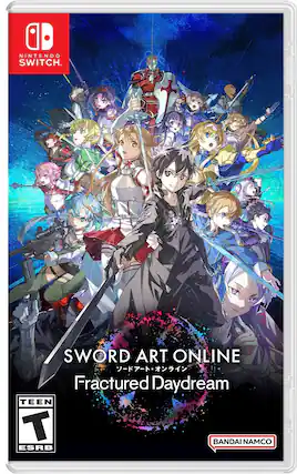SWORD ART ONLINE Fractured Daydream TEEN T BANDAI NAMCO ESRB NINTENDO SWITCH - T (Teen 13+)