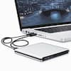 Front. Topteng - 6X True Blu-ray Burner External Drive - BD/DVD/CD Writer & Player, USB 3.0 for Mac & Windows - Silver.