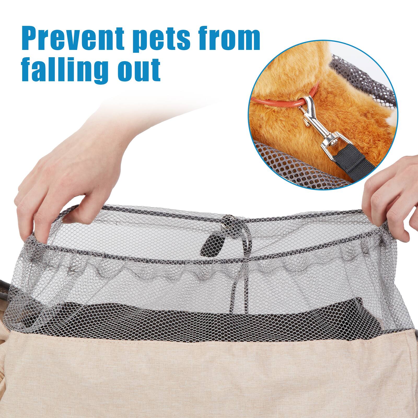 Prevent pets from falling out