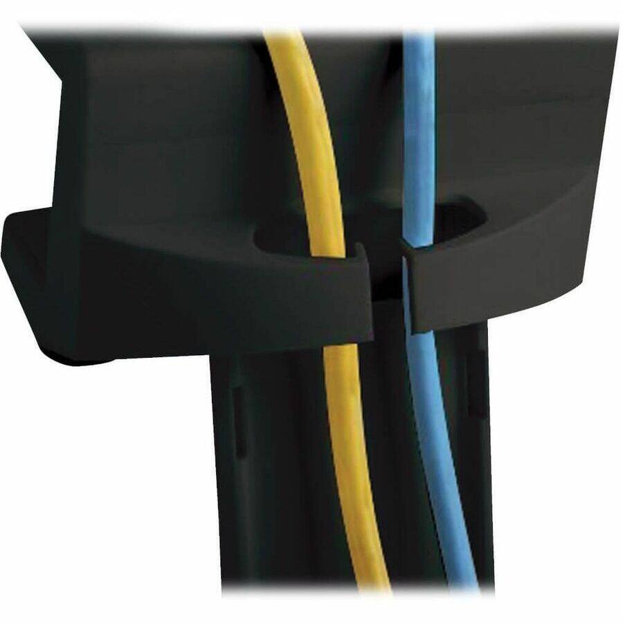 Alt View 1. Tripp Lite - Eaton Tripp Lite Series Clamp-On Power Strip Holder, Black - Acrylonitrile Butadiene Styrene (ABS), EVA Foam - Black.