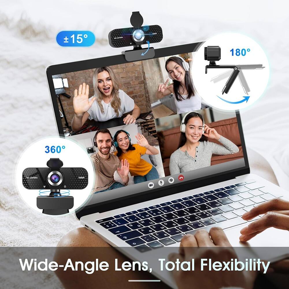 15° 180° 360° HD CAMERA  
Wide-Angle Lens, Total Flexibility