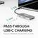 PASS-THROUGH USB-C CHARGING
Keep your MacBook charged while you work
92W
100W