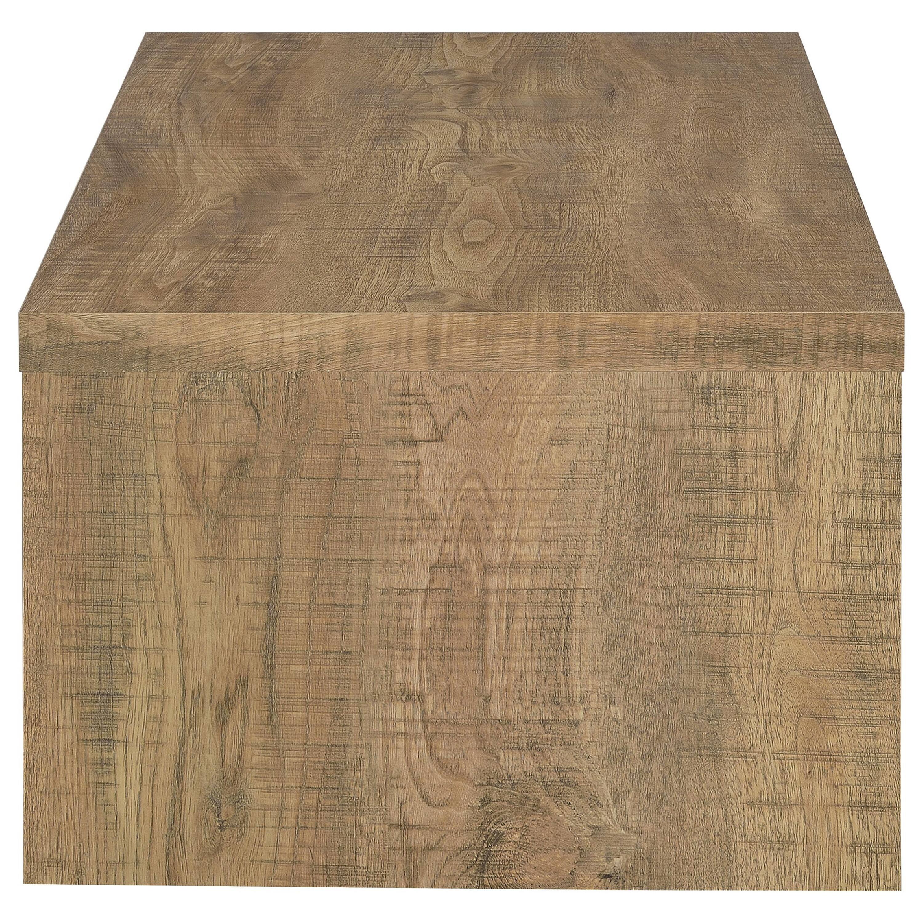Alt View 3. Manhattan Lane - Nette 2Pc Coffee and End Table Set, Rustic Mango Finish, Wood - Mango Brown.