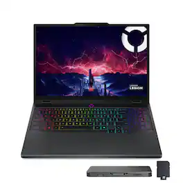 Lenovo - Legion 5 15.1" Gaming Laptop,Ryzen AI 7 350,32GB RAM,1TB SSD+1TB Dock Set,RTX 5070,Backlit,Win 11 - Black