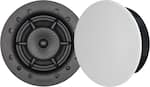 Sonance - VXXT6R - Visual Experience Extreme 6.5" 2-Way Indoor/Outdoor In Ceiling Speakers (Pair) - Paintable White